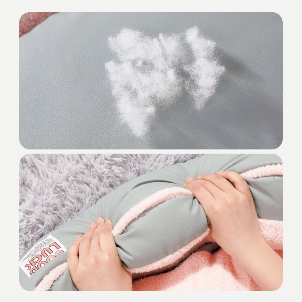 Thickened Winter Plush Dog Bed – Washable Cozy Sleeping Nest