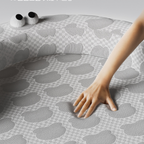 Pet Ice Silk Semi-Circle Cooling Nest Cat Bed