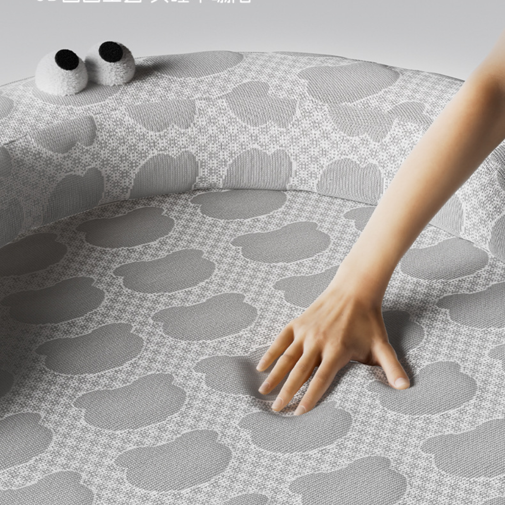 Pet Ice Silk Semi-Circle Cooling Nest Cat Bed