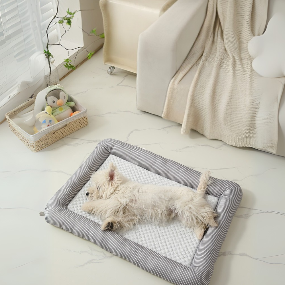 Cooling Comfortable Dog Bed Breathable Summer Pet Mat Dog Bed