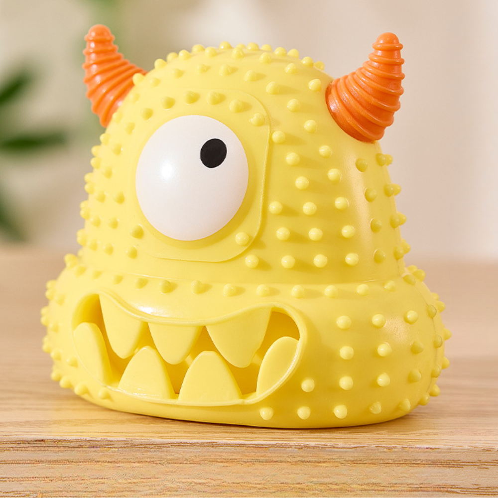 Monster Dog Toy Squeaky Chew Resistant Easy-Clean Pet Toy