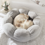 Cozy Flower Plush Soft Bunny Velvet Pet Nest Cat Bed