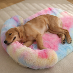 Plush Fluffy Pillow Support Winter Dog Bed