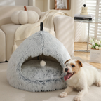 Winter Warm Plush Soft Removable Cushion Cat Bed