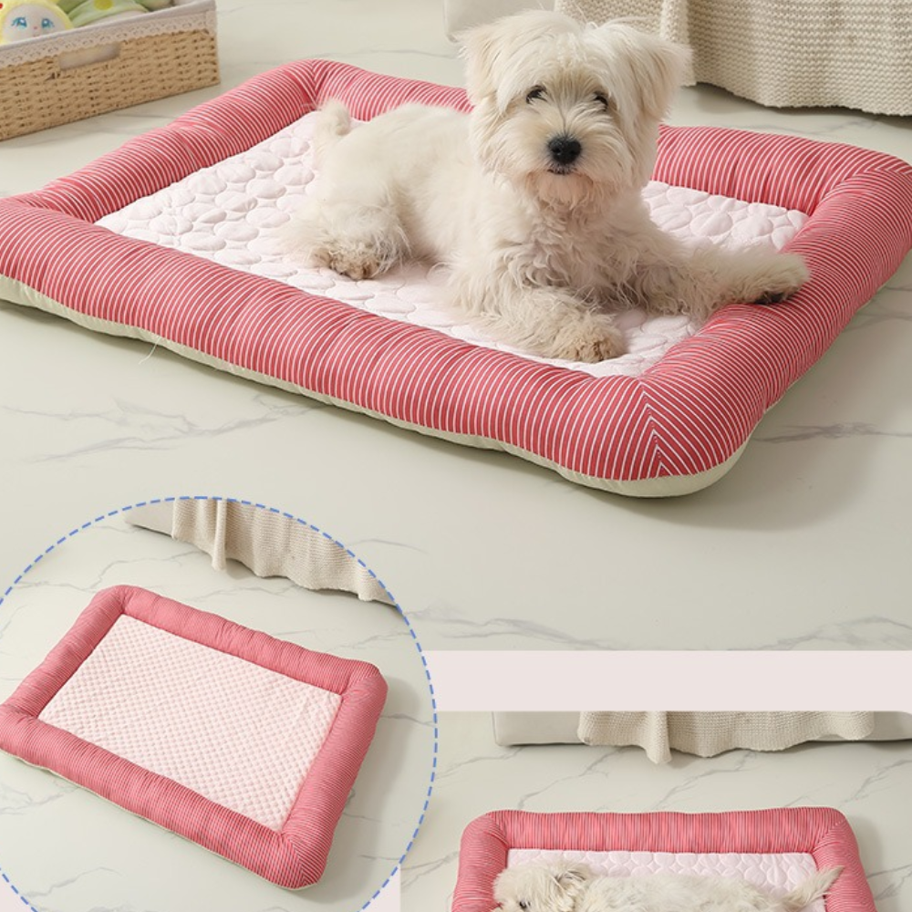 Cooling Comfortable Dog Bed Breathable Summer Pet Mat Dog Bed