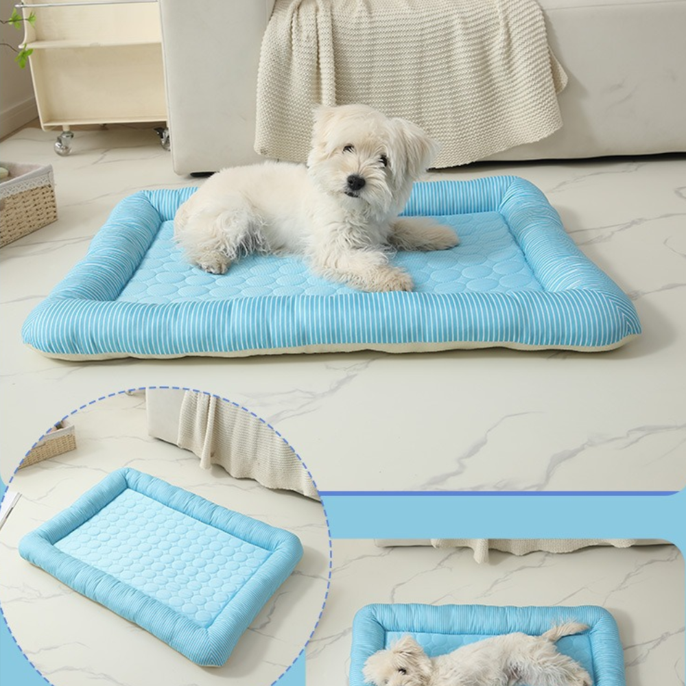 Cooling Comfortable Dog Bed Breathable Summer Pet Mat Dog Bed