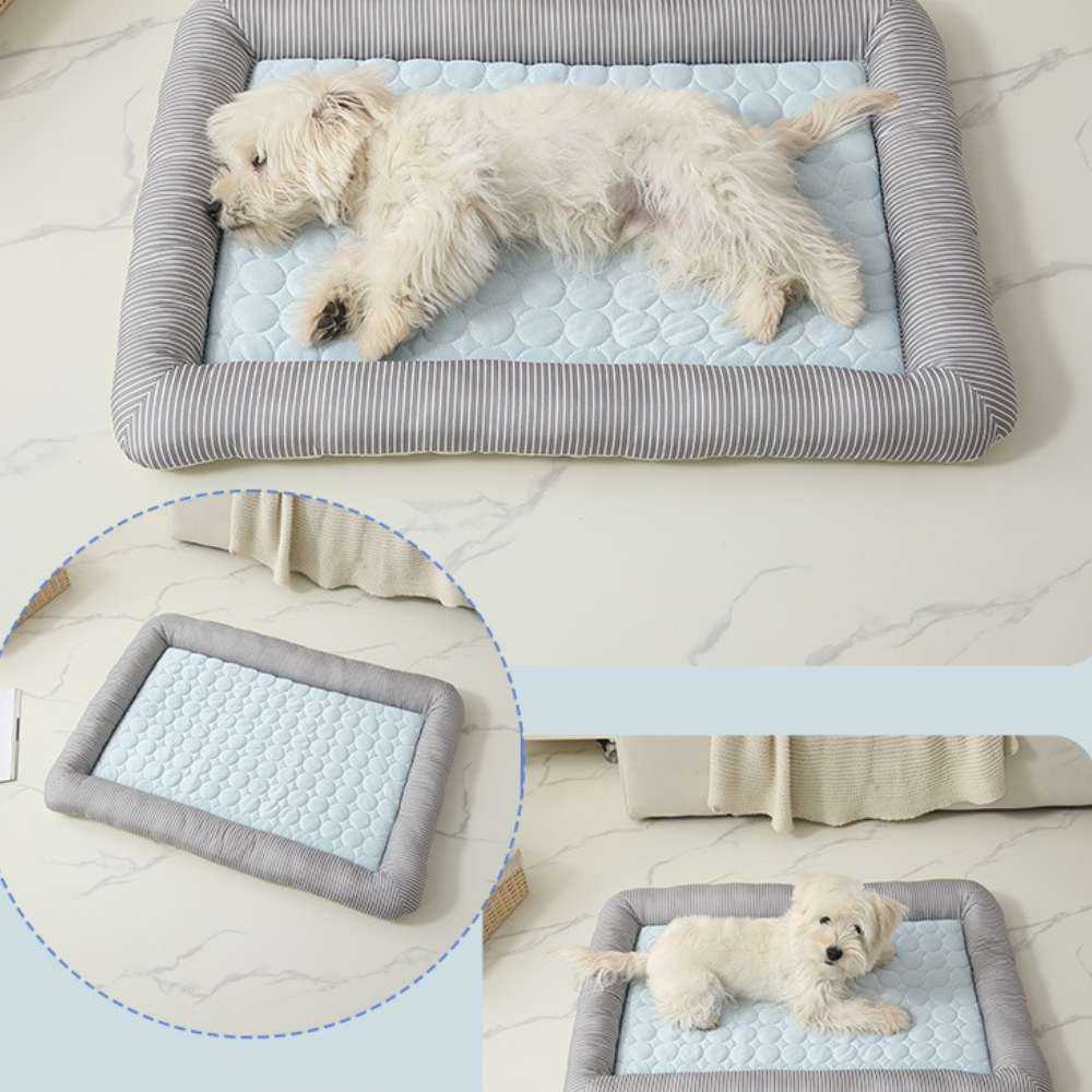 Cooling Comfortable Dog Bed Breathable Summer Pet Mat Dog Bed