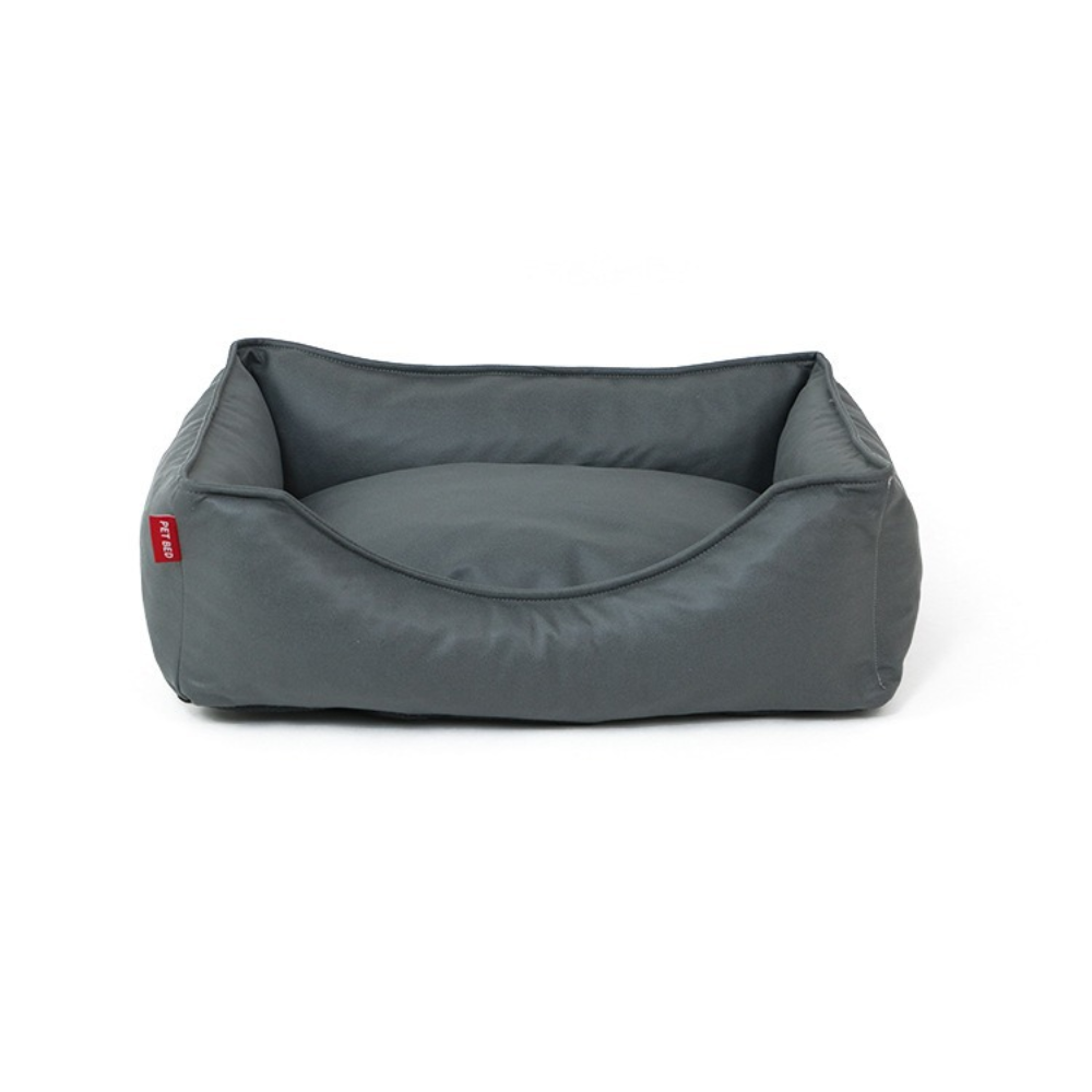 Waterproof Scratch-Resistant Cooling Leather Dog Bed