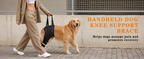 Dog Knee Braces & Dog Leg Braces for Back Leg with Carrying Handle, Reflective Adjustable Velcro Straps for ACL/CCL, Joint Pain and Luxating Patella—Reduces Back Leg Stress
