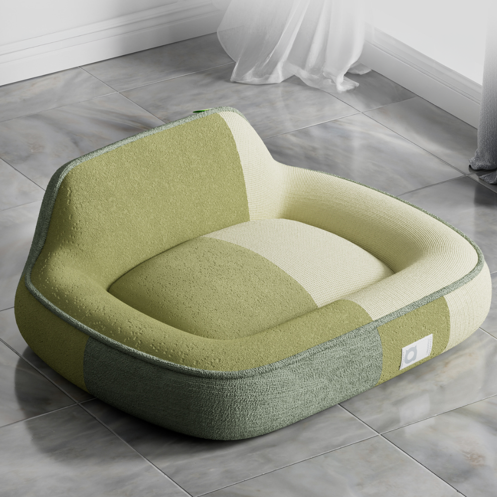 Orthopedic Memory Foam Dog Bed with Neck Support – Comfortable Deep Sleep Pet Bed