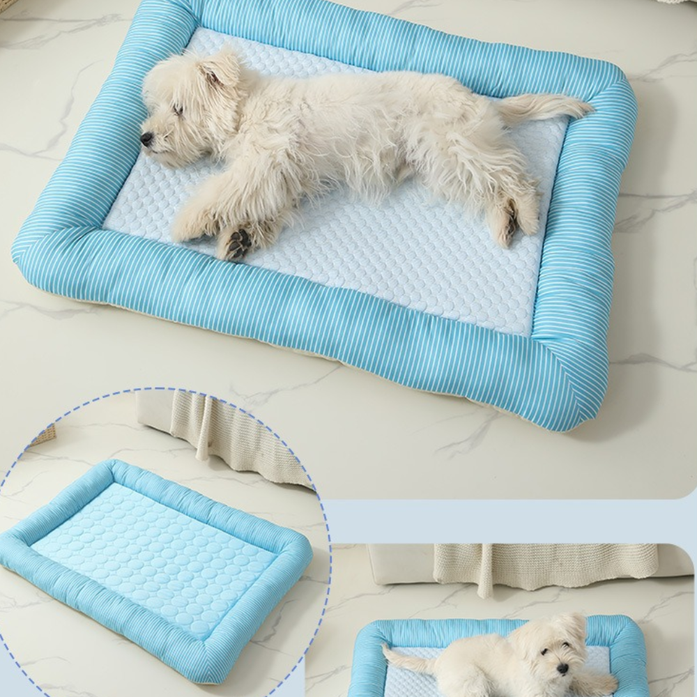 Cooling Comfortable Dog Bed Breathable Summer Pet Mat Dog Bed