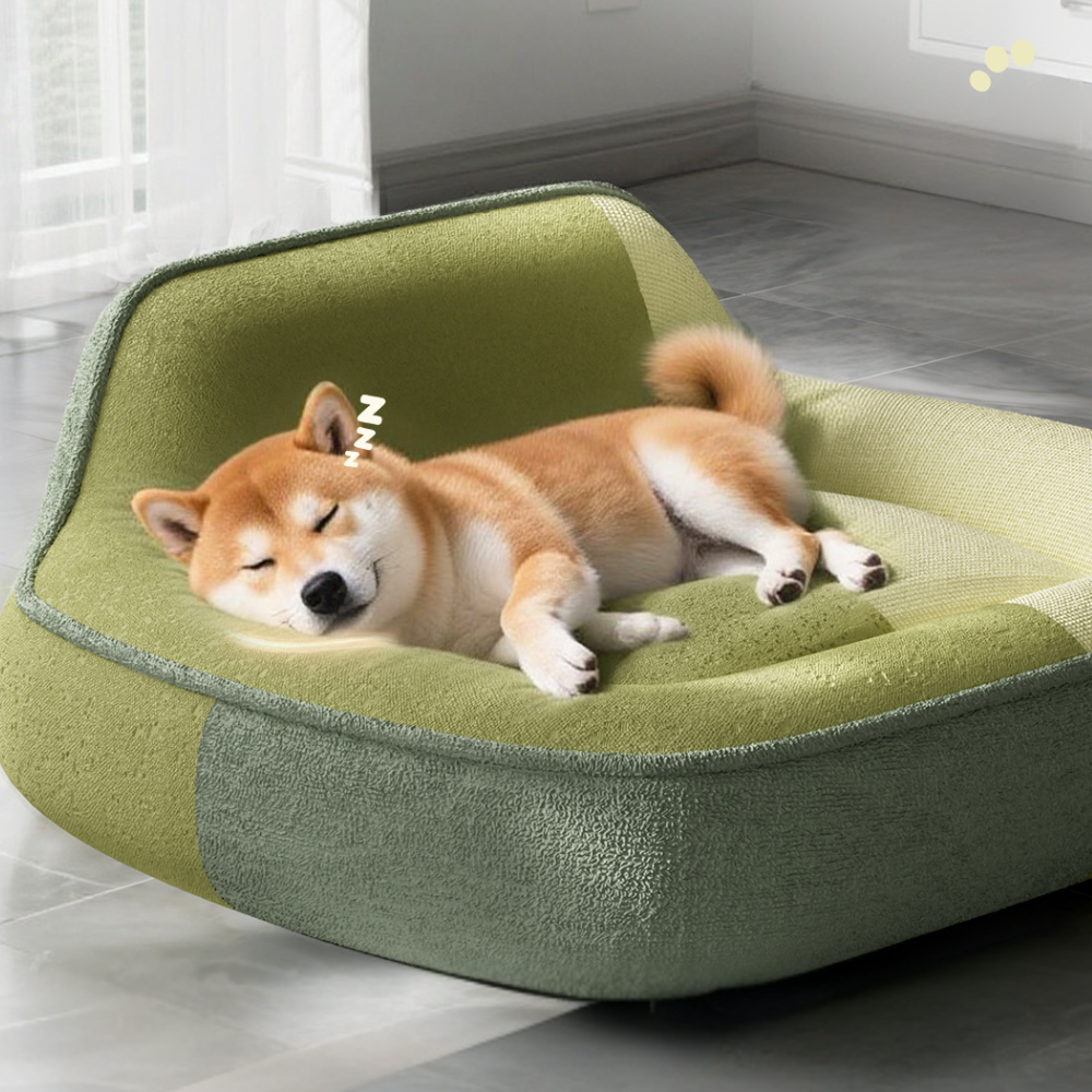 Orthopedic Memory Foam Dog Bed with Neck Support – Comfortable Deep Sleep Pet Bed