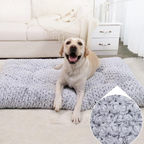 Mosaic Warm Rose Velvet Large Dog Bed