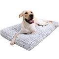 Mosaic Warm Rose Velvet Large Dog Bed