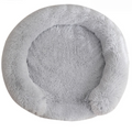 Plush Fluffy Shaggy Round Soft Washable Dog Bed