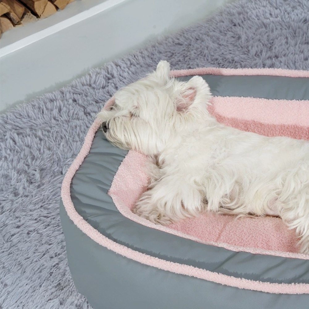 Thickened Winter Plush Dog Bed – Washable Cozy Sleeping Nest