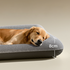 Memory Foam with Plush Cover – Anti-Slip, Orthopedic Comfort Dog Bed