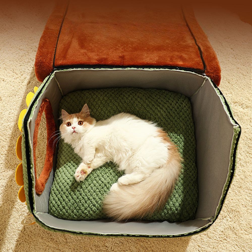 Sunflower Cat House Warm Cozy Cat Bed