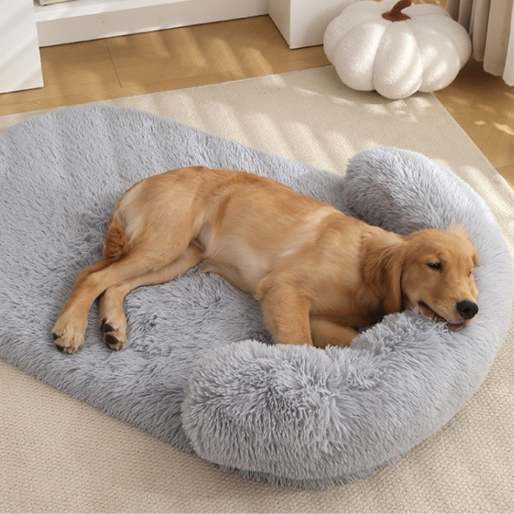 Plush Fluffy Pillow Support Winter Dog Bed