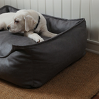 Waterproof Scratch-Resistant Cooling Leather Dog Bed