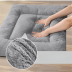 Cloud Anti-Slip Warm Soft Fluffy Gray Dog Bed
