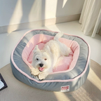 Thickened Winter Plush Dog Bed – Washable Cozy Sleeping Nest