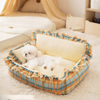 All-Season Cotton Pet Sofa Bed for Dogs and Cats