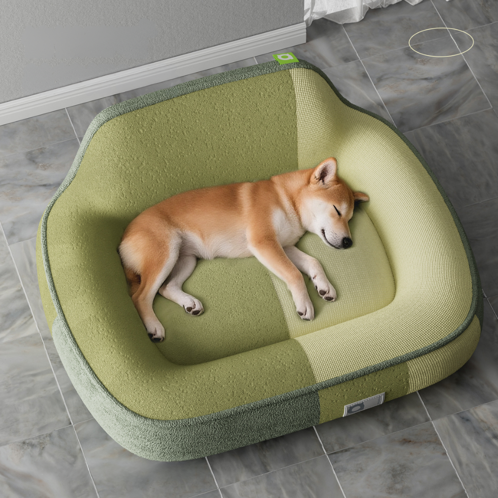 Orthopedic Memory Foam Dog Bed with Neck Support – Comfortable Deep Sleep Pet Bed