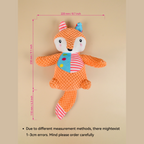 Elephant Plush Squeaky Pet Toy with Crinkle Paper Eco-Friendly Chew Dog Toy