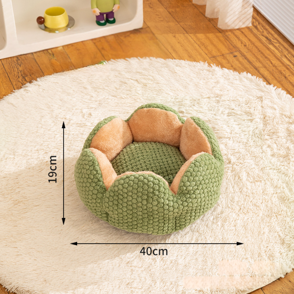Woven Cactus – Cozy Knitted Design for Deep Sleep Cat Bed