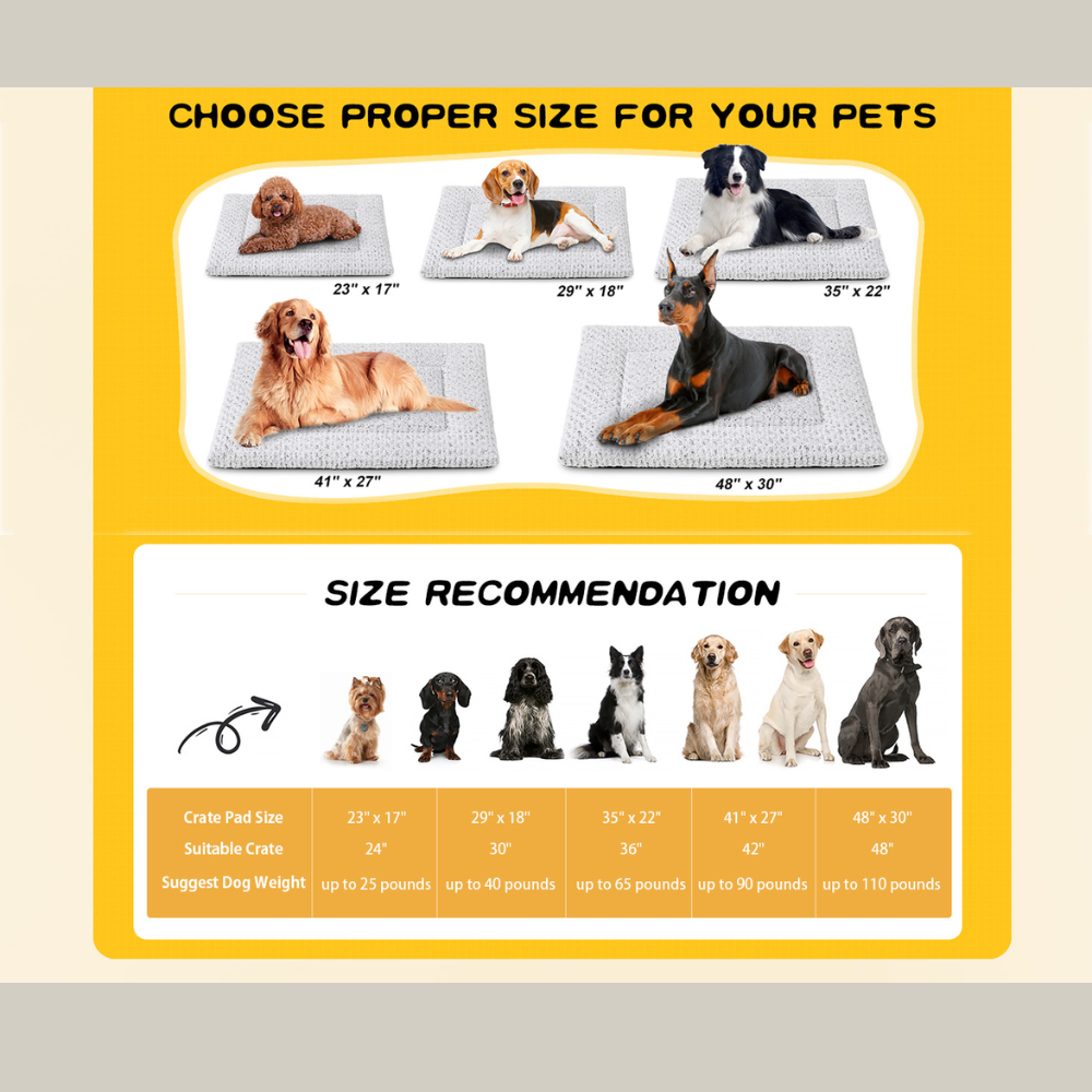 Scratch-Resistant Rose Plush Dog Bed