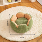 Woven Cactus – Cozy Knitted Design for Deep Sleep Cat Bed