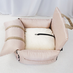 Car Seat Pet Bed for Small Dogs – Travel Safety Nest Dog Bed