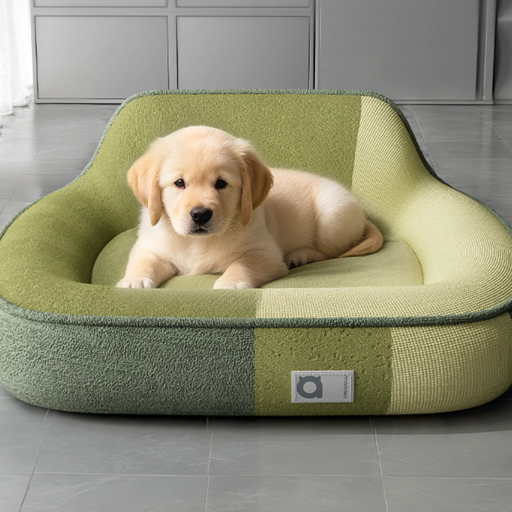 Orthopedic Memory Foam Dog Bed with Neck Support – Comfortable Deep Sleep Pet Bed