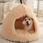 Winter Warm Plush Soft Removable Cushion Cat Bed