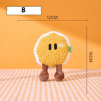 Cute Food Plush Dog Toy Donut Croissant Bread Squeaky Toy