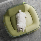 Orthopedic Memory Foam Dog Bed with Neck Support – Comfortable Deep Sleep Pet Bed