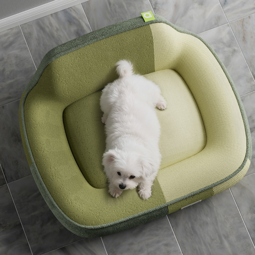 Orthopedic Memory Foam Dog Bed with Neck Support – Comfortable Deep Sleep Pet Bed