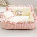 All-Season Cotton Pet Sofa Bed for Dogs and Cats