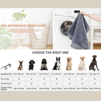 Washable Memory Foam Soft Large Dog Bed