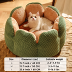 Woven Cactus – Cozy Knitted Design for Deep Sleep Cat Bed