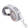 Automatic Retractable Reflective Dog Leash with Soft Silicone Handle