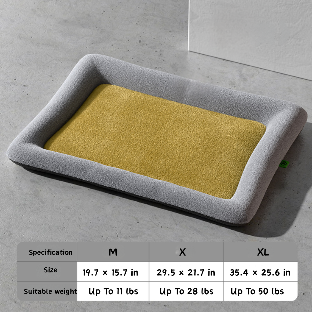 Memory Foam with Plush Cover – Anti-Slip, Orthopedic Comfort Dog Bed