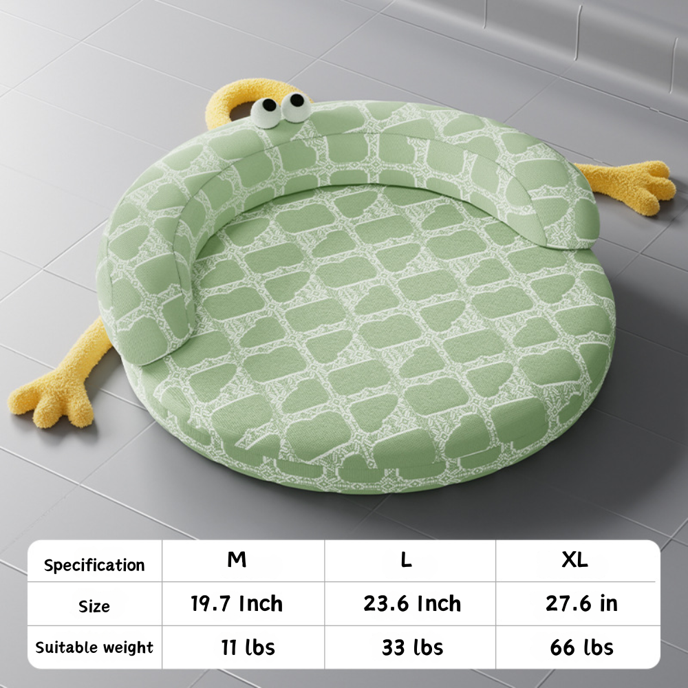 Pet Ice Silk Semi-Circle Cooling Nest Cat Bed