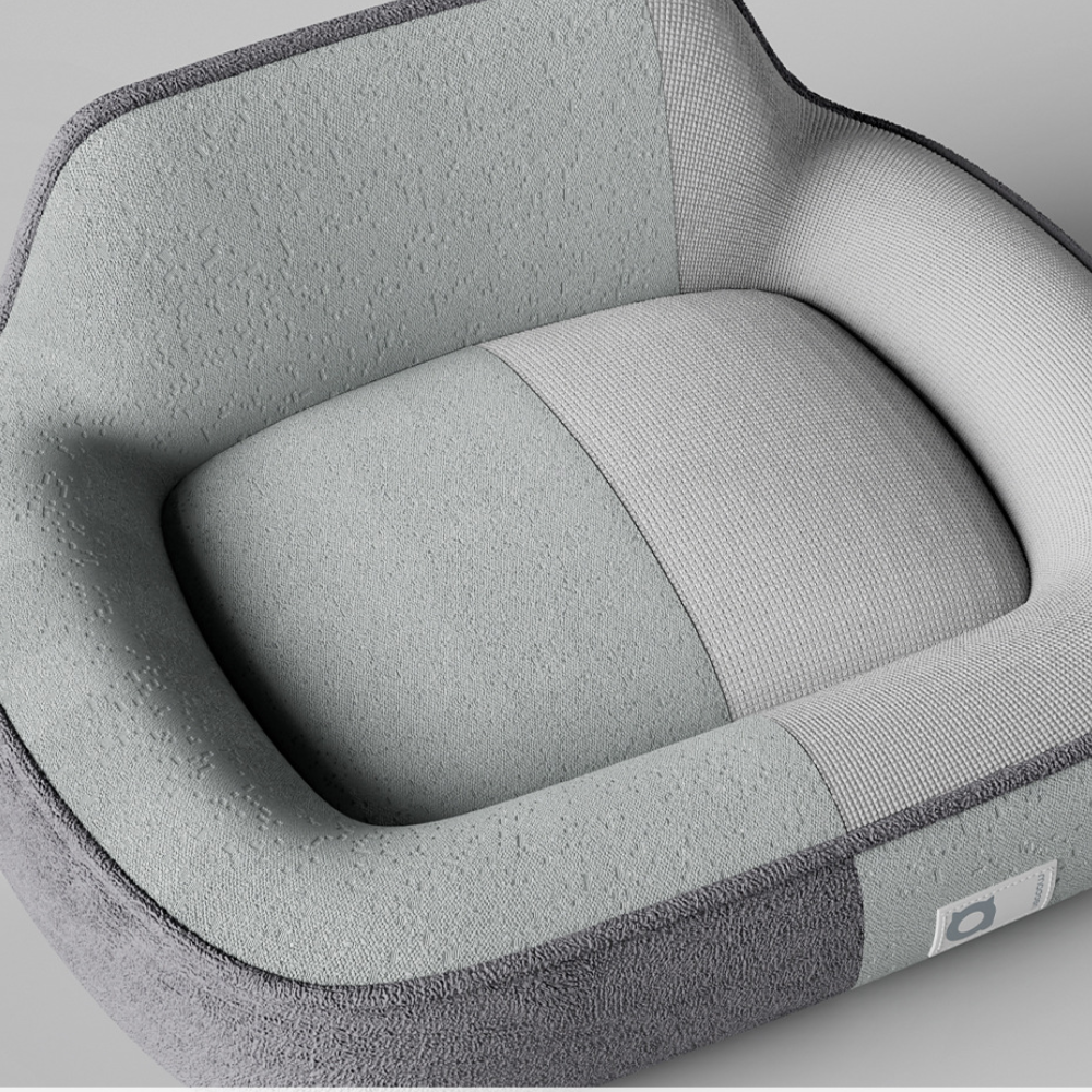 Orthopedic Memory Foam Dog Bed with Neck Support – Comfortable Deep Sleep Pet Bed