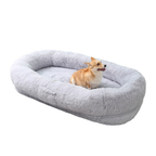 Shaggy Cozy Large Human Dog Bed