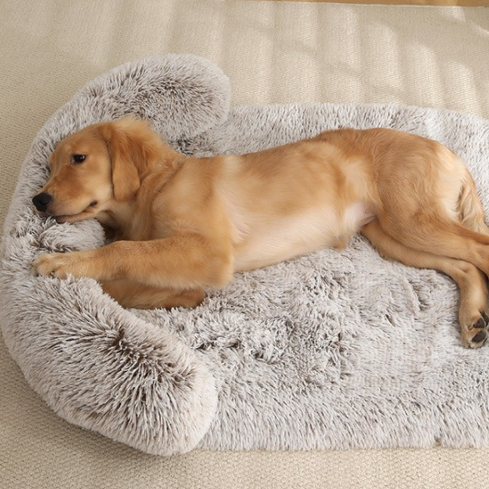 Plush Fluffy Pillow Support Winter Dog Bed
