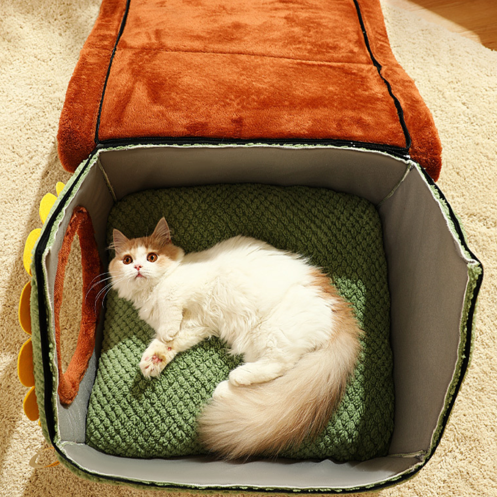 Sunflower Cat House Warm Cozy Cat Bed