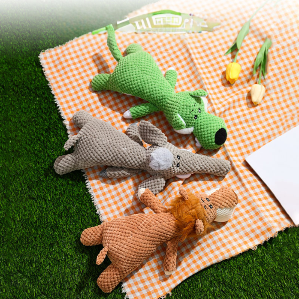 Knitted Chew Plush Durable Dog Toy