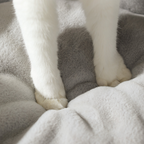 Cozy Flower Plush Soft Bunny Velvet Pet Nest Cat Bed